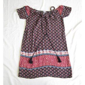 Women's Emma G Hobo Gypsy Short Sleeve Blouse Sz M (WB154)